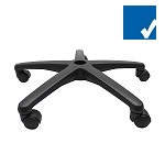 Nylon Chair Base - 640mm (With Castors)